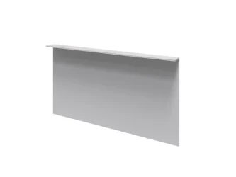 Recepciós pult előlap