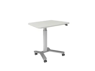 25 mm vastag laminált asztallap, trapéz formájú, elektromos asztal