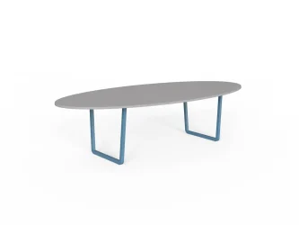 300x140 cm, ovális, 10 fő részére