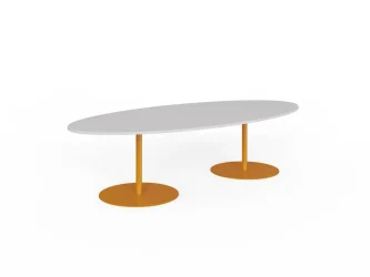 300x140 cm, ovális, 12 fő részére