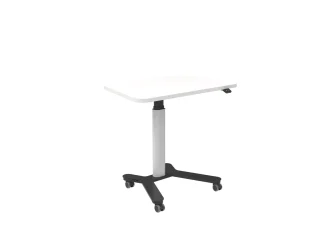 25 mm vastag laminált asztallap, trapéz formájú, elektromos asztal
