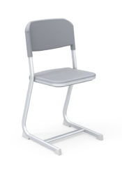 School chair with plastic (PP) seat and backrest