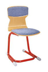 Upholstered plywood seat and backrest