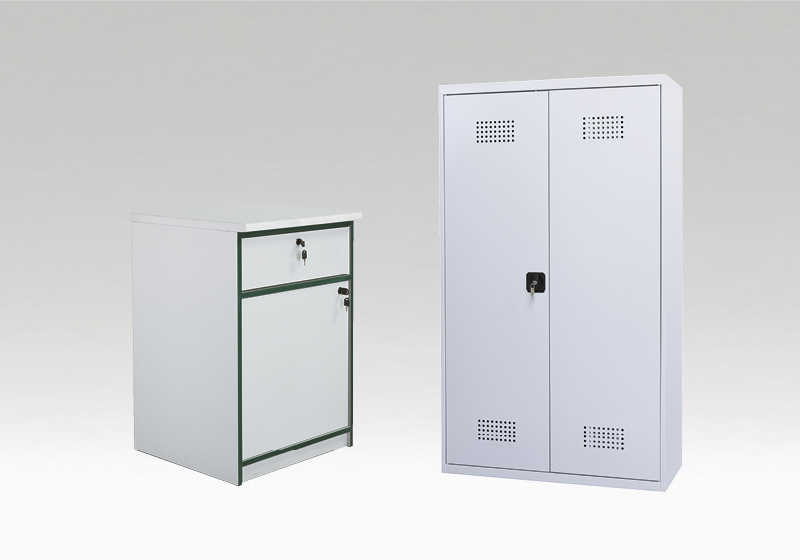 Steel cabinets and UGP shelves