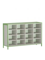 Shoe cabinet with 16 compartments