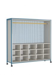 Shoe cabinet with 15 compartments