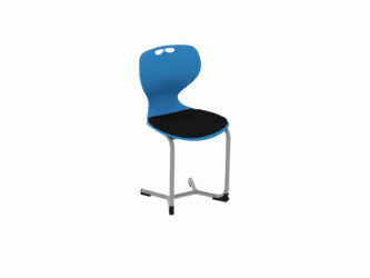 Flex D vázas tanári kárpitbetétes szék