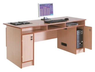 Nyelvi labor tanári asztal, laminált
