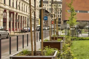 Budapest - Vásárcsarnok előtti főter