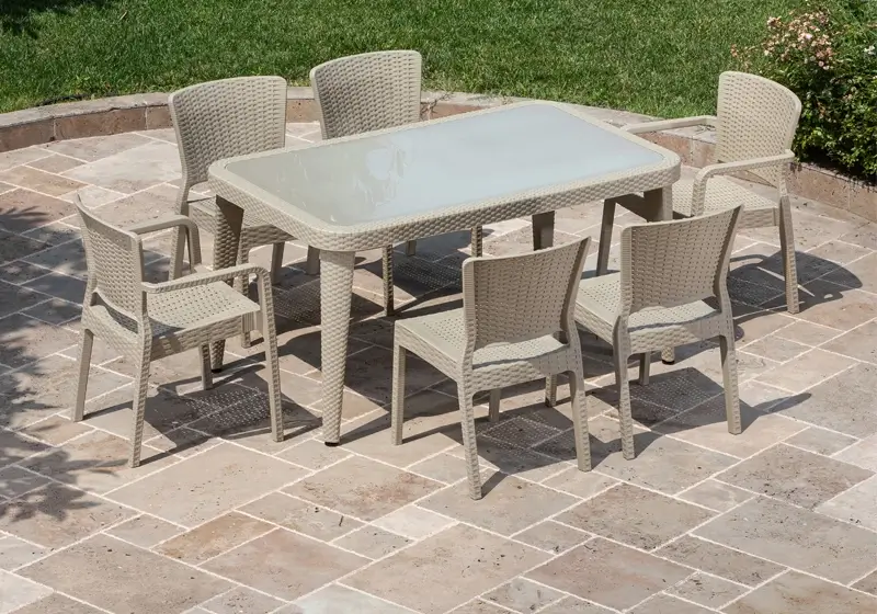 Polyrattan szék, bárszék